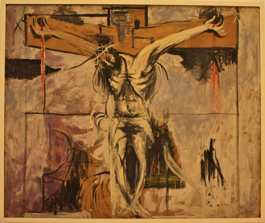 "Study of Crucifixion"1947 Musei Vaticani Museum Christian Paintings Rome Italy #275