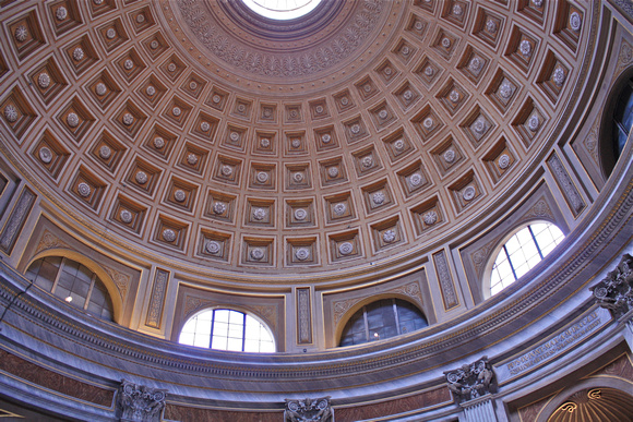 Musei Vaticani Museum Dome Ceiling Rome Italy #201