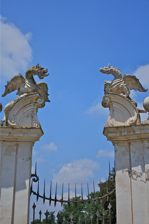 "Rotonda de Goethe" Gate/Villa Borghese Gardens Rome Italy #356