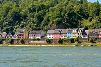 Rhine River Coastline/Lorch Car Ferry View #3