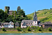 Rhine River Coastline/Lorch Car Ferry View #4