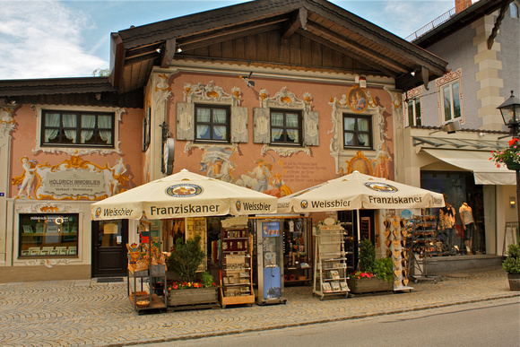 Mural Painted Houses of Oberammergau Germany