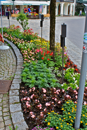 Curb Garden/Streets of Oberammergau Germany