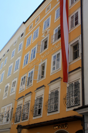 Mozarts Birthplace/Salzburg Austria