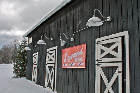 Barn with Snow #2