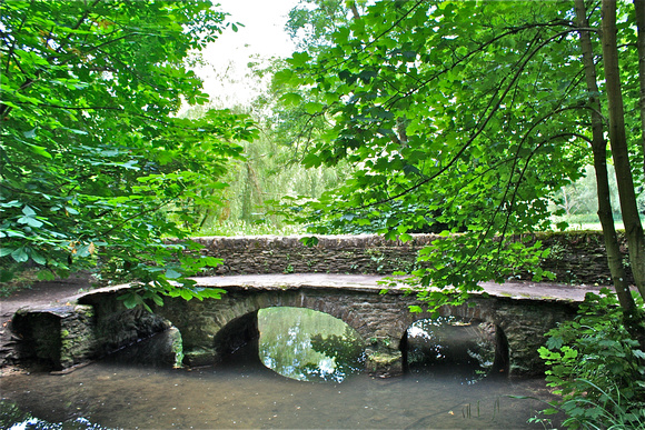 Creekside w/Arched Stone Bridge #2
