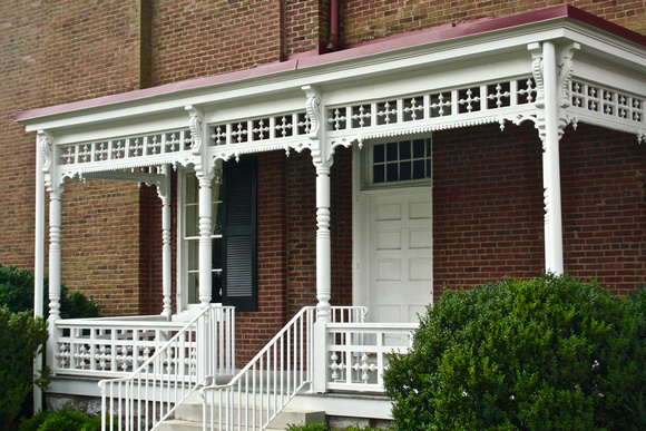 Ravenswood Mansion Side Porch Entrance Detail