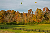Hot Air Balloons in Fall
