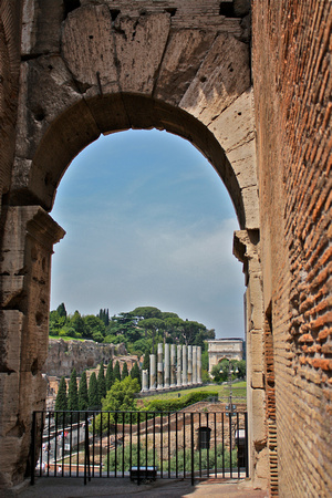 Palatine Hill/Colosseum Window View #439