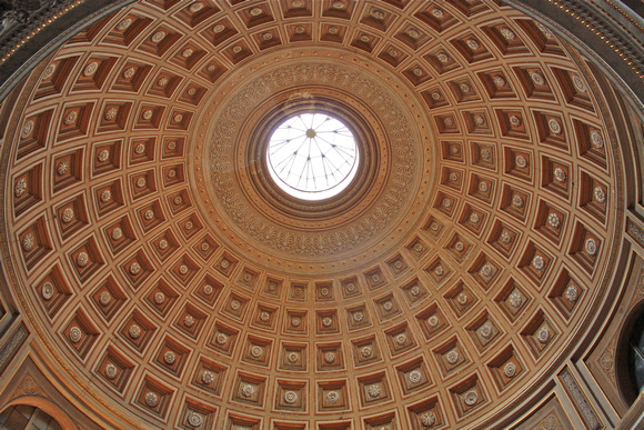 Musei Vaticani Museum Dome Ceiling Rome Italy #206
