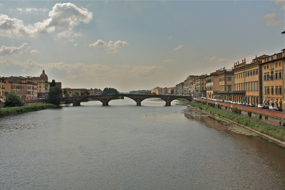 Bridge on Arno River Florence Italy #435