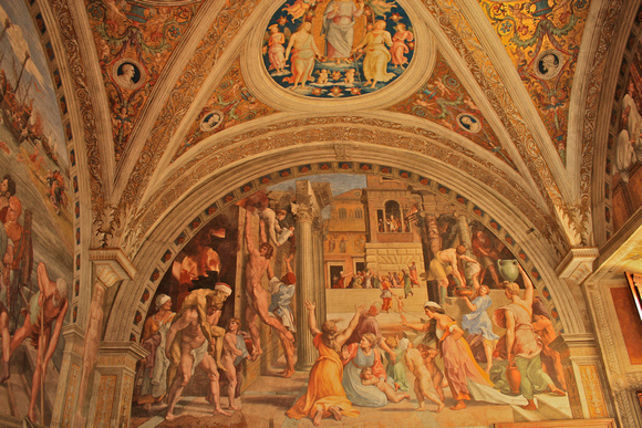 Musei Vaticani Museum/Sistine Chapel Wall/Ceiling Art Rome Italy #251