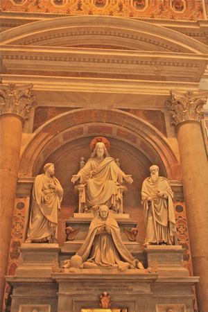 St Peter Basilica/Vatican Chapel Interior Rome Italy #327
