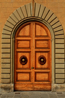 Decorative Wooden Door Florence Italy #447