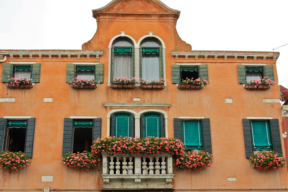 Decorative Flower Window Boxes Murano Italy #305