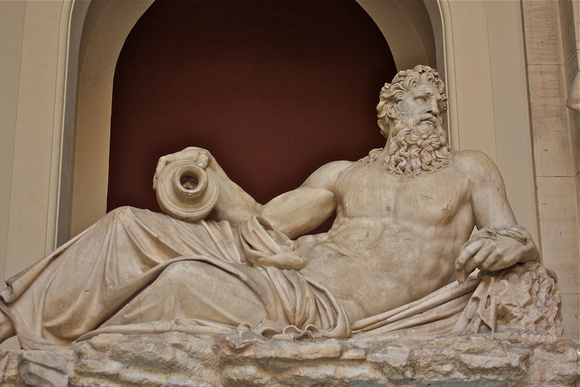 "River of Tigris" Ancient Roman Marble Sculpture #185