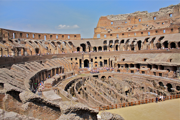 Rome Colosseum Inside Underground Passages #424