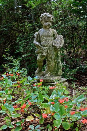 Boy Statue in Gardens
